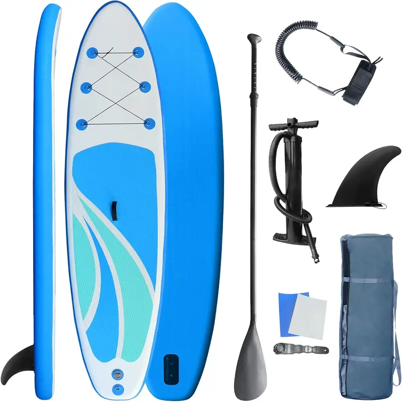 10'4" Lightweight Inflatable SUP for Adults – Stable, Travel-Friendly Board for New Paddlers