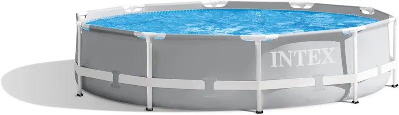 10ft x 30in Rust-Resistant Above-Ground Pool Kit – 1185-Gallon Capacity with 330 GPH Pump