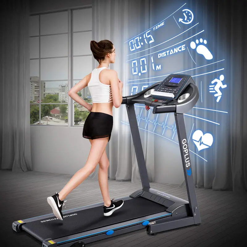2.25 HP Incline-Ready Folding Treadmill – Superfit Electric Treadmill with Customizable Slope Settings 2