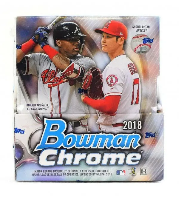 2018 Bowman Chrome Baseball Hobby Box — Factory-Sealed Collector Set