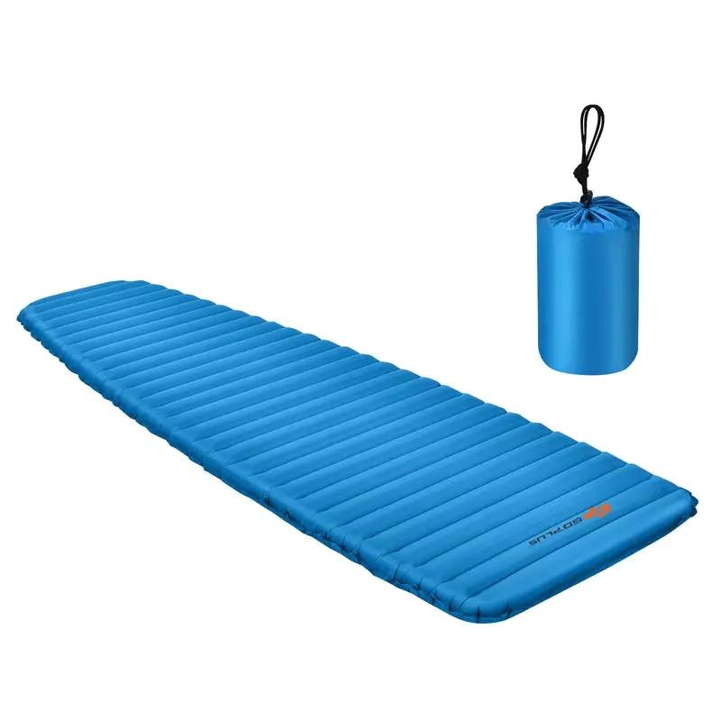 3-Inch Thick Inflatable Camping Pad — Waterproof Backpacking Air Mattress for Car and Trail Use
