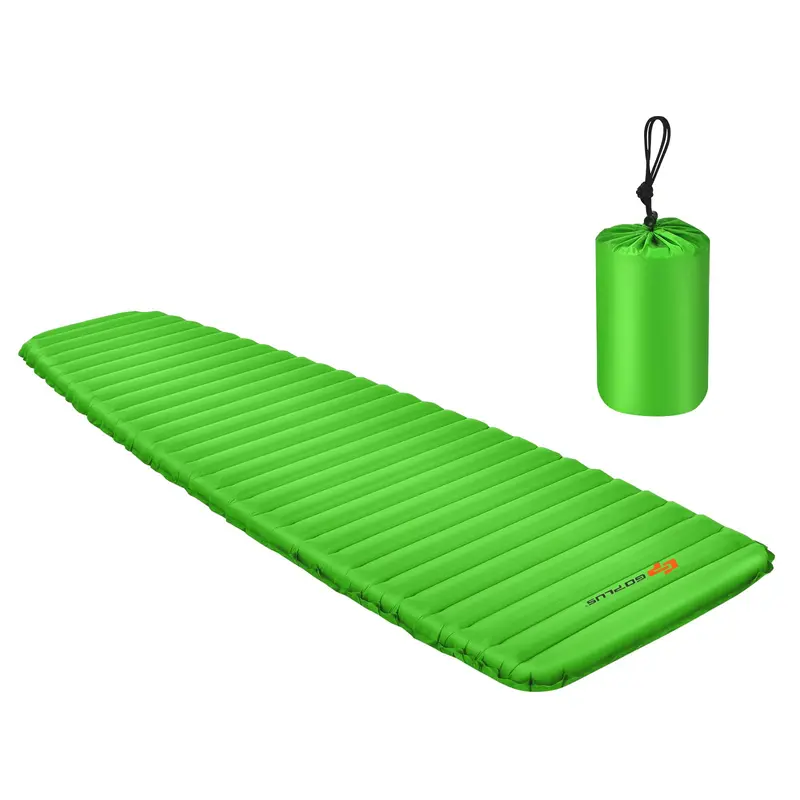 3-Inch Thick Inflatable Camping Pad — Waterproof Backpacking Air Mattress for Car and Trail Use