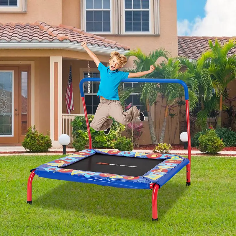 36-Inch Square Toddler Trampoline – Heavy-Duty Indoor Rebounder with 330 lb Weight Capacity 2