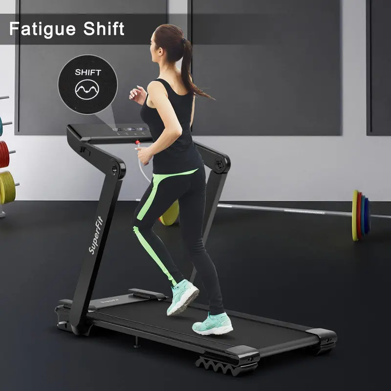 4.0 HP Electric Folding Treadmill – Superfit Model with LED Touchscreen & Compact Storage