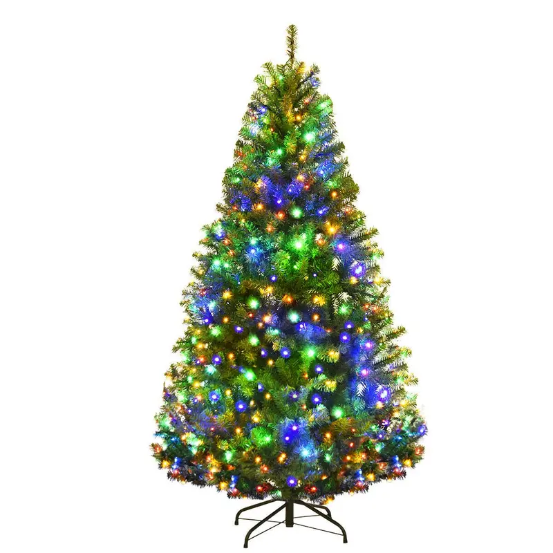 5-Foot Pre-Lit Artificial Christmas Tree – Lifelike Fir Design with Full Branching & Warm White LEDs