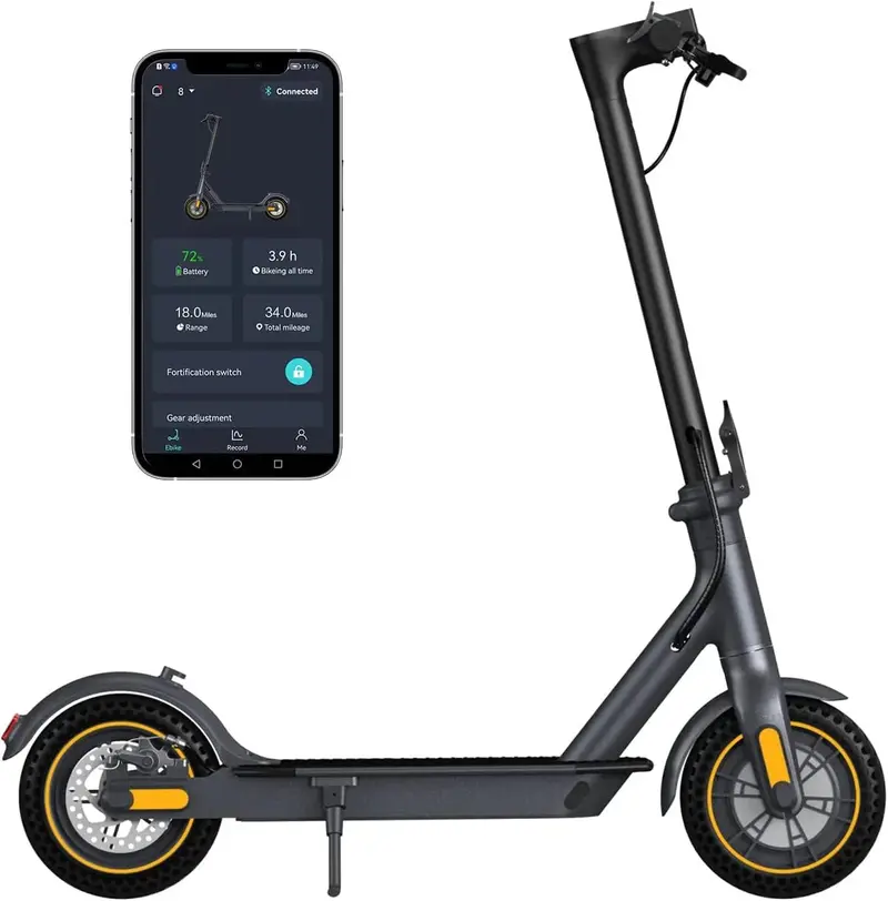 500W Foldable Electric Scooter for Adults – 10-Inch Solid Tires, 18-Mile Range & 19 MPH Top Speed