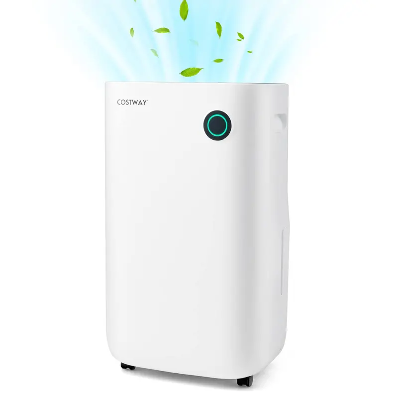 73-Pint Low-Noise Dehumidifier for Large Spaces Up to 4500 Sq. Ft – Auto Shut-Off & 12.5-Gallon Tank