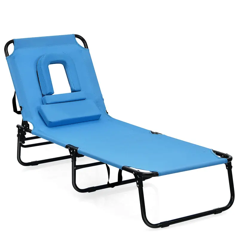 All-Terrain Folding Lounge Chair – Beach, Pool, Balcony & Patio Ready