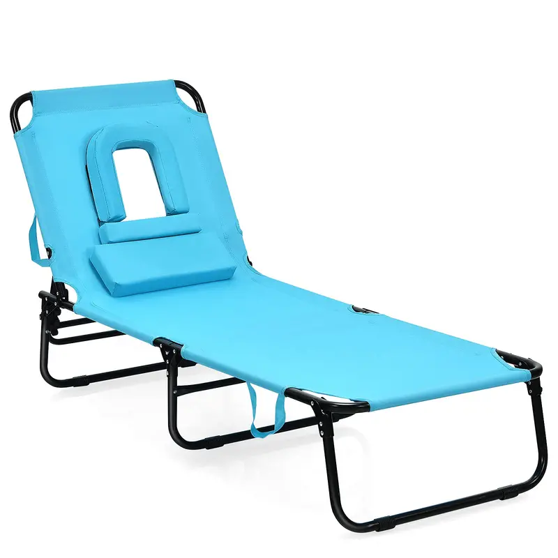 All-Terrain Folding Lounge Chair – Beach, Pool, Balcony & Patio Ready