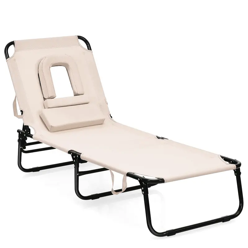 All-Terrain Folding Lounge Chair – Beach, Pool, Balcony & Patio Ready