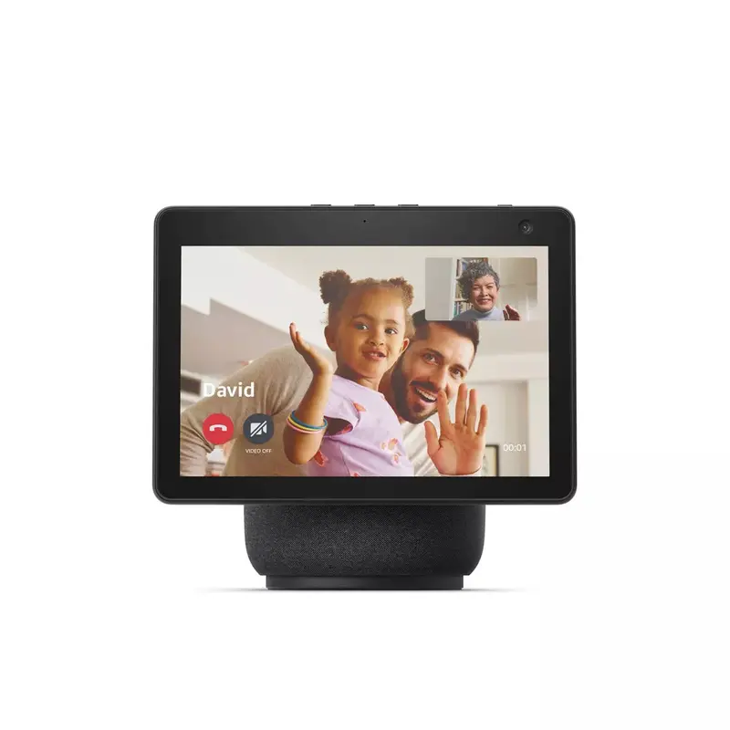 Amazon Echo Show 10 (3rd Gen) – 10.1-Inch HD Smart Display with Rotating Camera, Alexa Voice Control, Charcoal Finish
