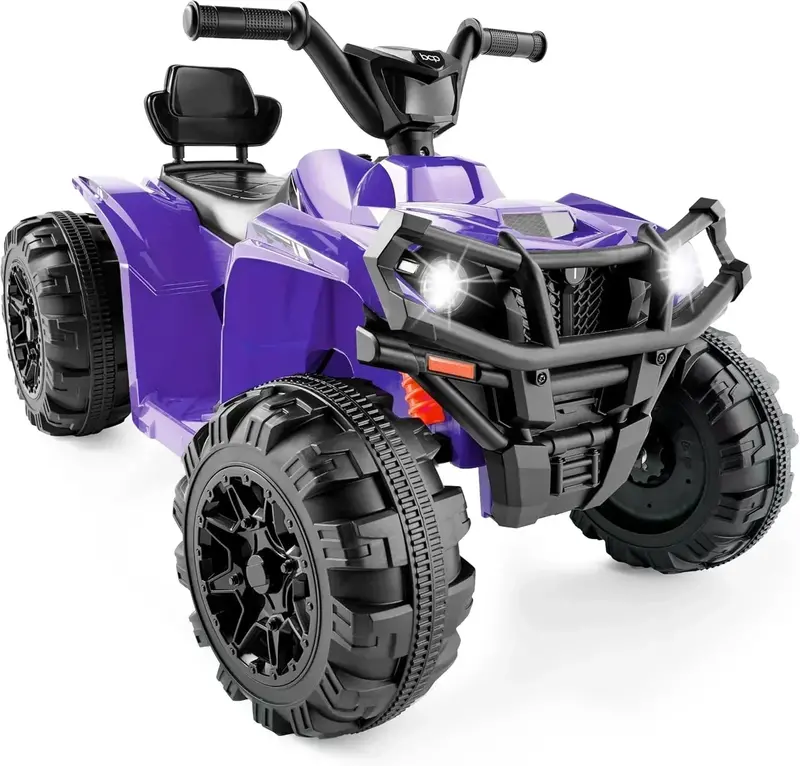 Best Choice Products 12V Kids’ Electric ATV Ride-On – 4-Wheel Quad with Bluetooth Speaker & Safety Features