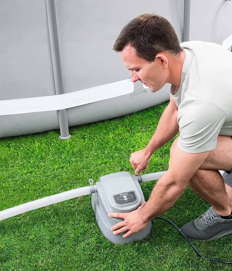 Bestway Electric Pool Heater Compatible with Above-Ground and In-Ground Swimming Pools