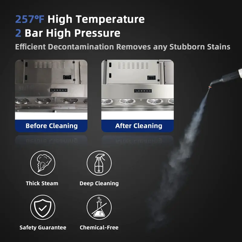 Compact Handheld Steam Cleaner – Multi-Surface Deep-Cleaning Tool for Floors, Fabrics & More