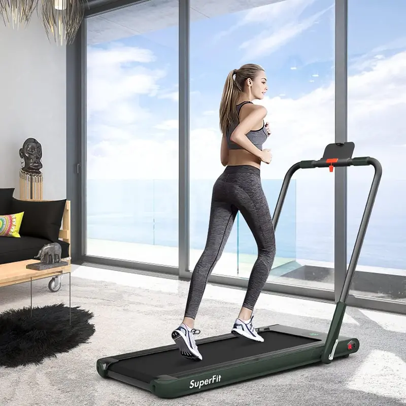 Compact Under-Desk Folding Treadmill – 2.25 HP Superfit Walking Machine with Dual Modes