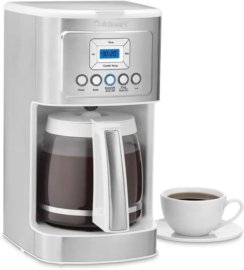 Cuisinart DCC-3200P1 Fully Automatic Drip Coffee Maker – Adjustable Brew Strength and Customizable 1–4 Cup Programming