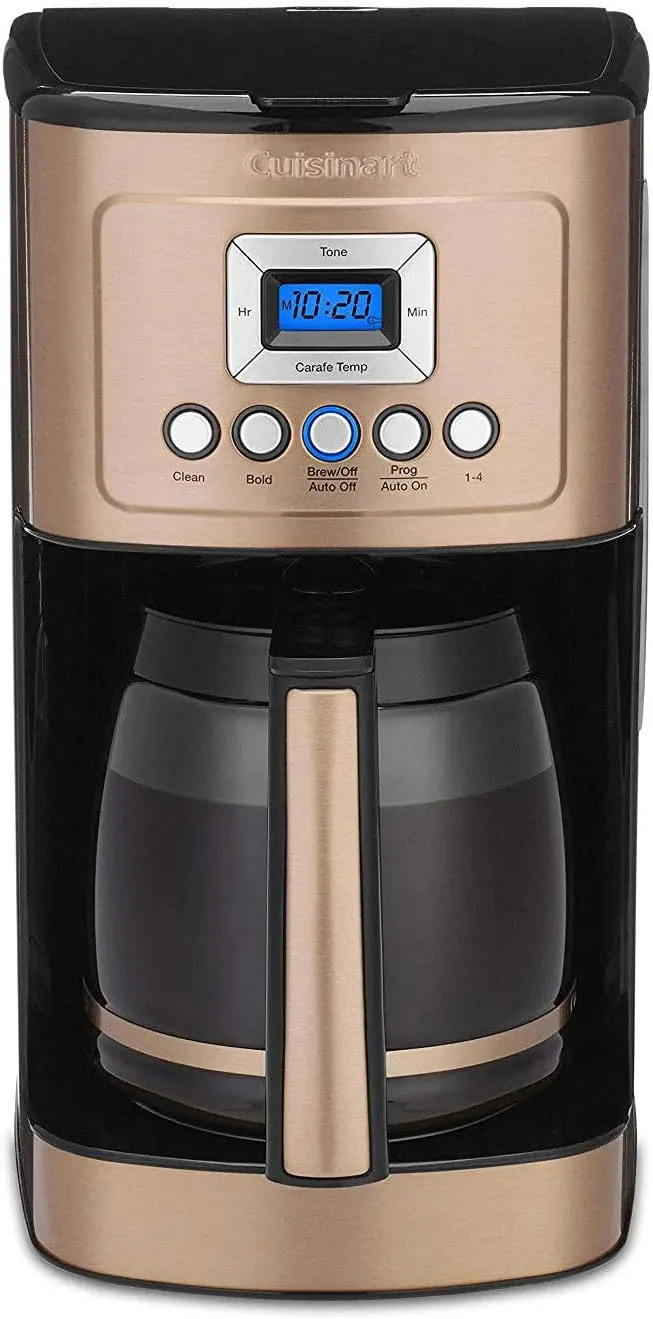 Cuisinart DCC-3200P1 Fully Automatic Drip Coffee Maker – Adjustable Brew Strength and Customizable 1–4 Cup Programming