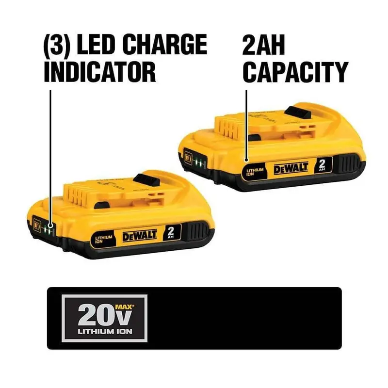 DEWALT 20V MAX Cordless 10-Tool Combo Kit (DCK1020D2) – Includes Batteries & Charger 2