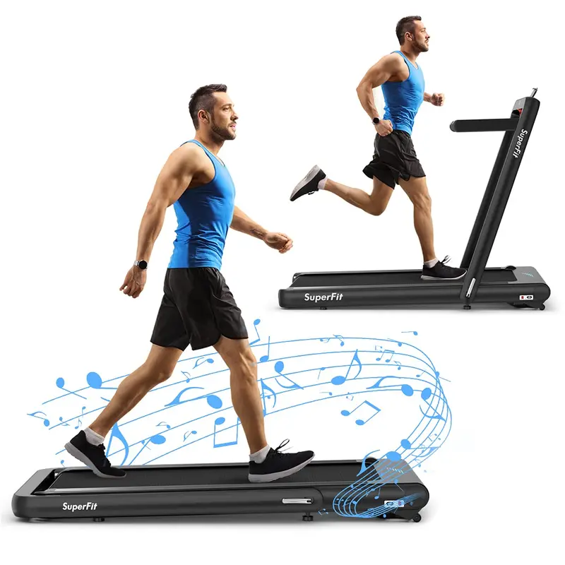 Dual-Function Under-Desk Folding Treadmill – 4.75HP Motor with App Compatibility and Compact Design 2