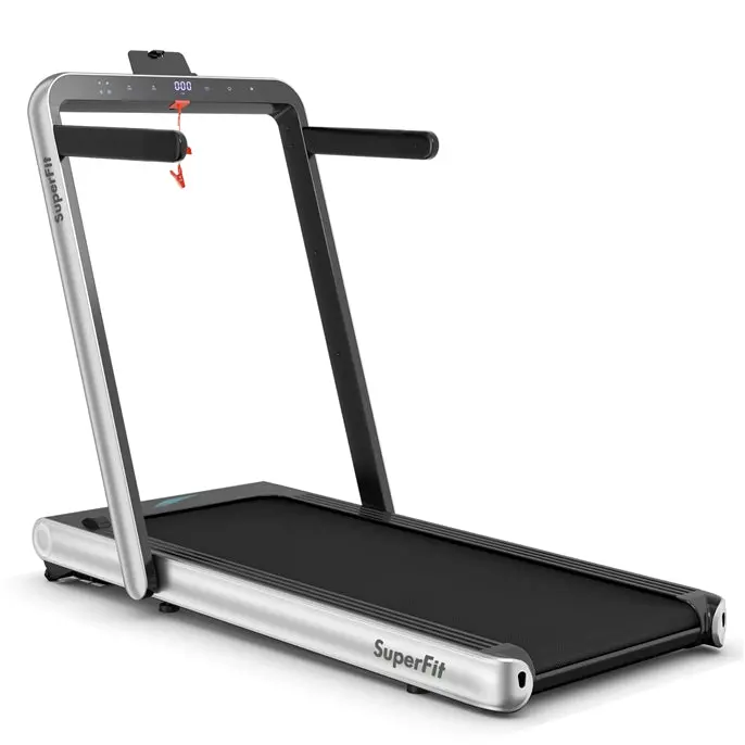 Dual-Function Under-Desk Folding Treadmill – 4.75HP Motor with App Compatibility and Compact Design