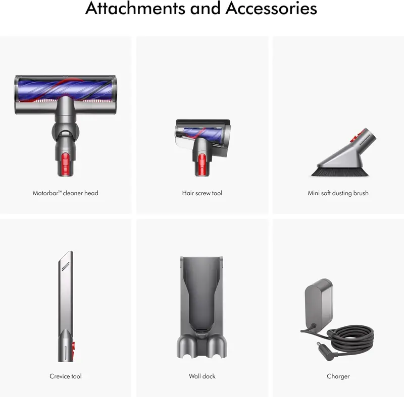 Dyson V11 Origin Cordless Vacuum – 185 Air Watts, 60-Min Battery, Three Adjustable Power Levels, Pet Hair Detangling & Multi-Use Handheld Functionality