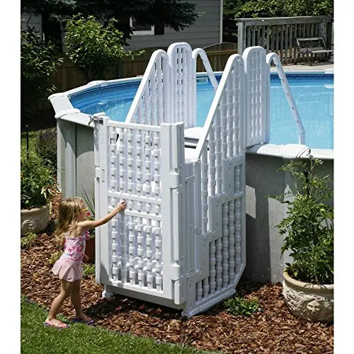 Easy Step ADA-Compliant Pool Entry System – Integrated Safety Gate and Accessible Step Design (2025) 2
