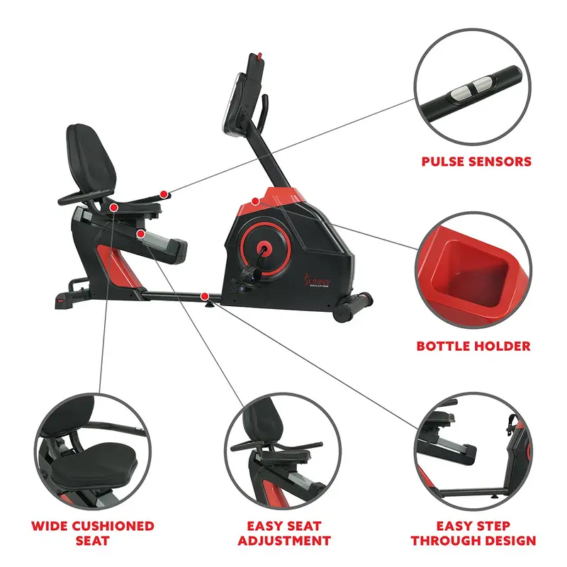 EvoFit Ergonomic Recumbent Bike – Designed for Joint-Friendly Cardio with Smooth Pedal Motion