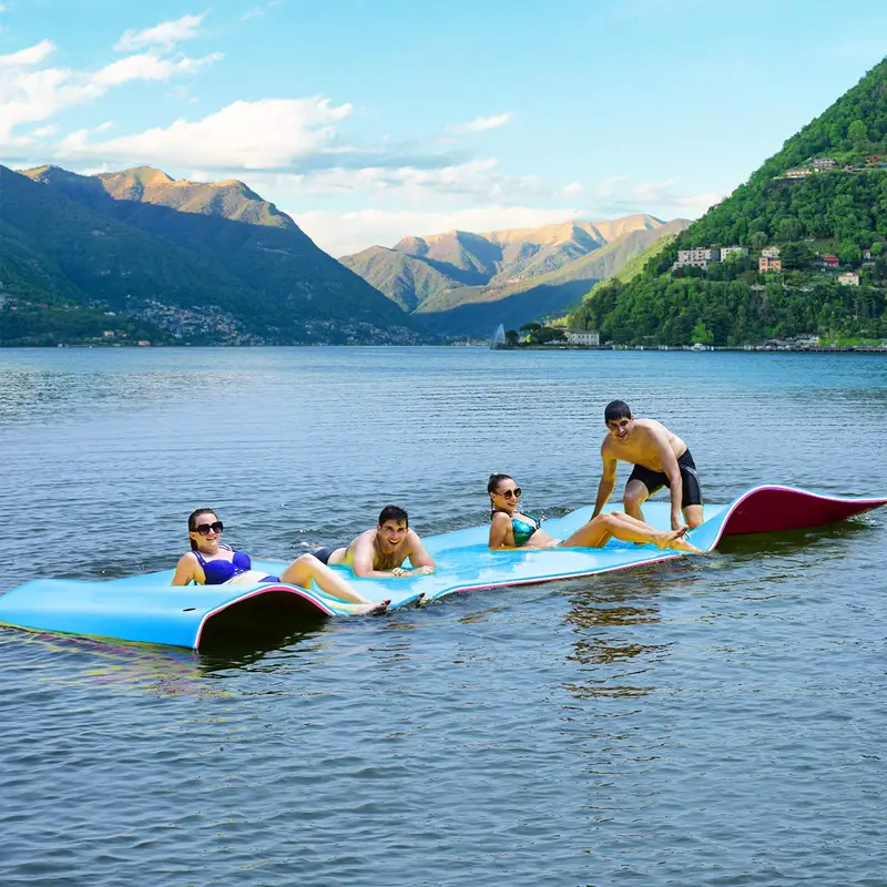 Extra-Large Floating Water Mat – Tear-Resistant XPE Foam Platform (18' × 6' or 12' × 6')