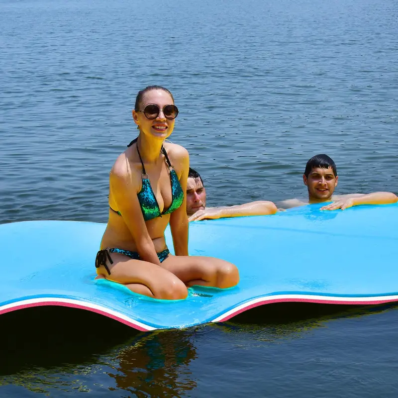 Extra-Large Floating Water Mat – Tear-Resistant XPE Foam Platform (18' × 6' or 12' × 6')