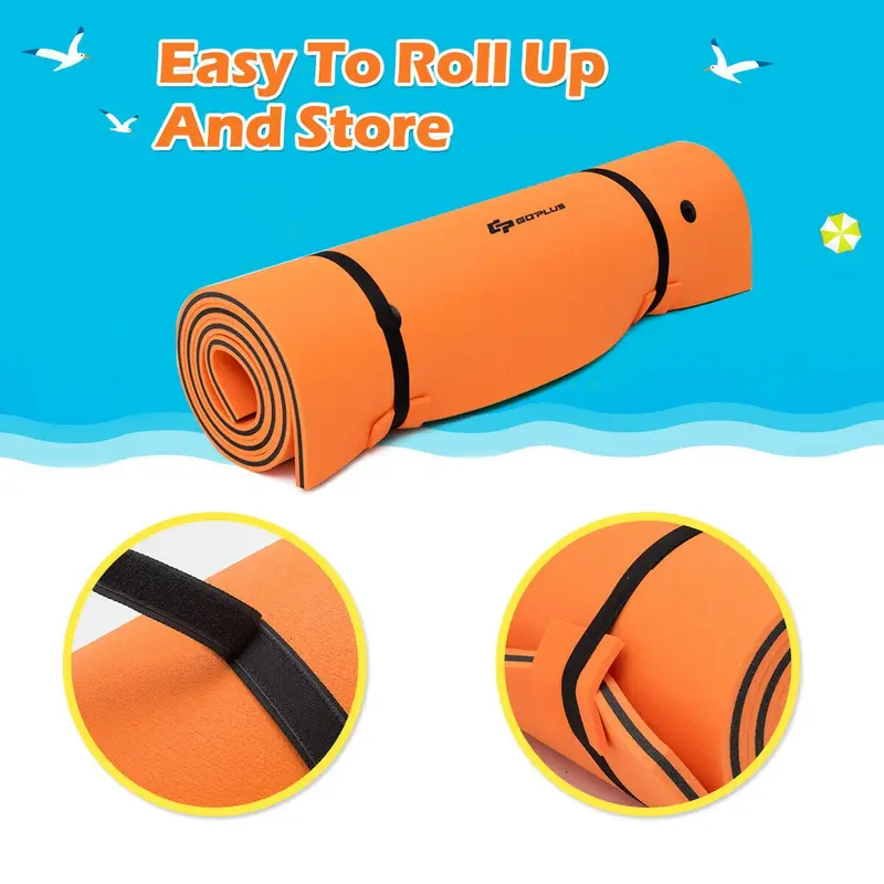 Extra-Large Floating Water Mat – Tear-Resistant XPE Foam Platform (18' × 6' or 12' × 6')