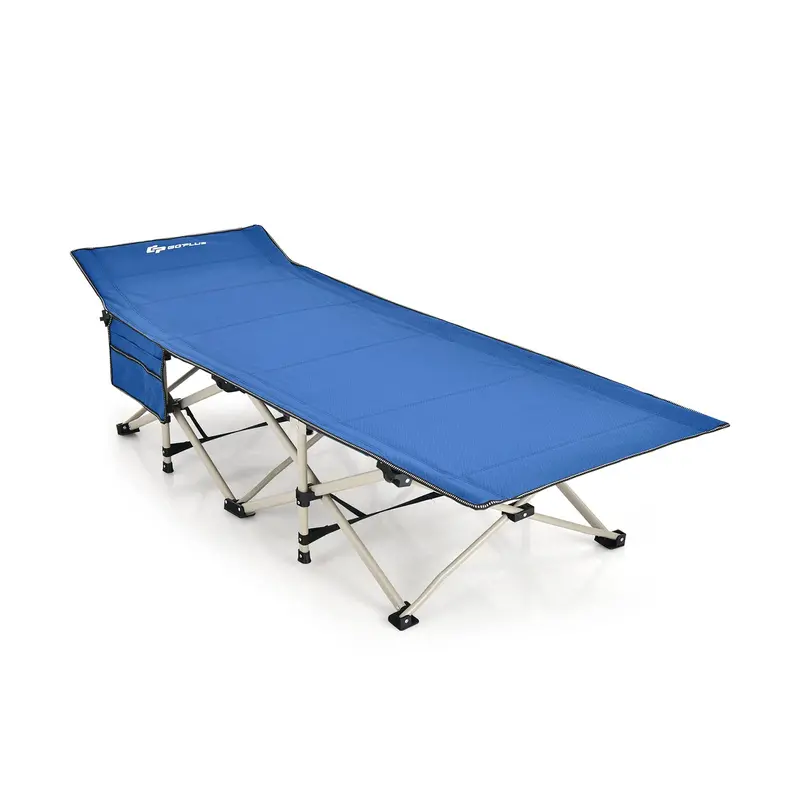 Extra-Wide Reinforced Camping Cot – 28.5-Inch Wide, 882 LB Support Capacity
