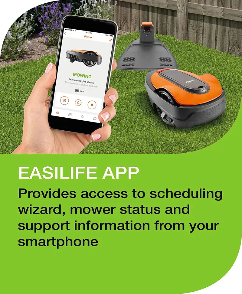 GO Robotic Lawn Mower – 500 Square Meter Autonomous Cutting System with GPS Navigation