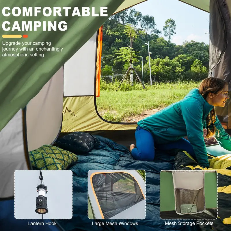 GoHimal SUV Rooftop Tent: Waterproof 8' × 8' × 7.2' Vehicle-Mounted Camping Shelter for Overlanding and Adventure Travel