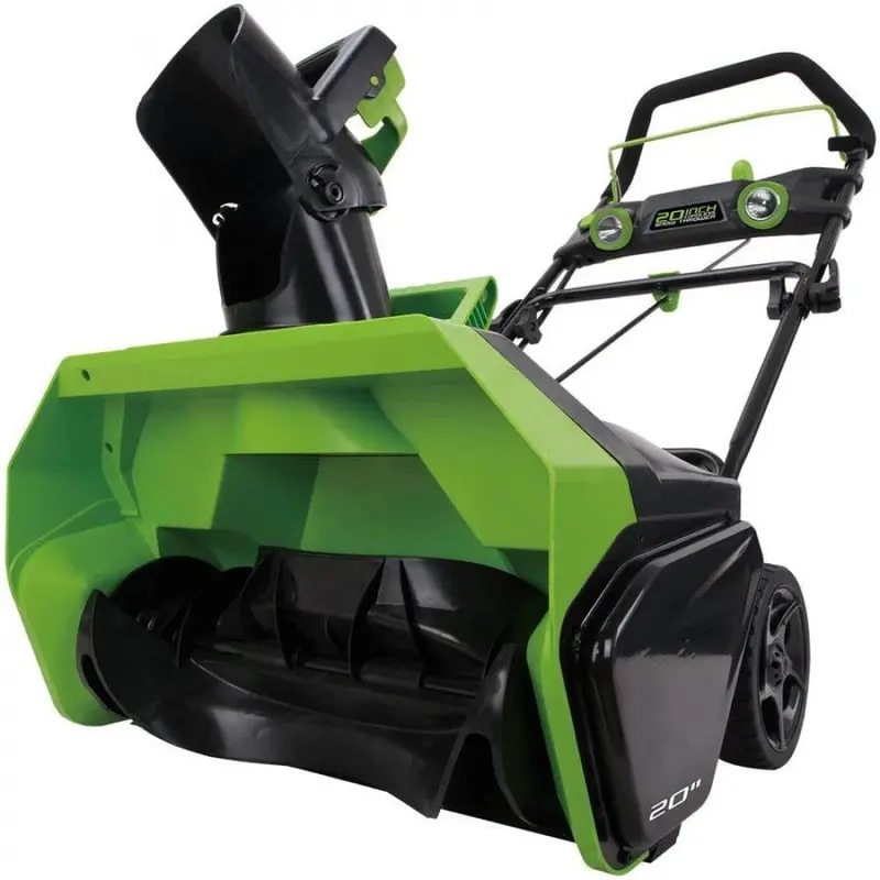 Greenworks PRO 80V Cordless Snow Thrower – 20-Inch Clearing Width with Dual 2.0Ah Batteries 2