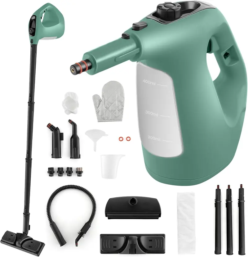 Handheld Steam Cleaner – Compact, Corded Device for Sanitizing Multiple Surfaces