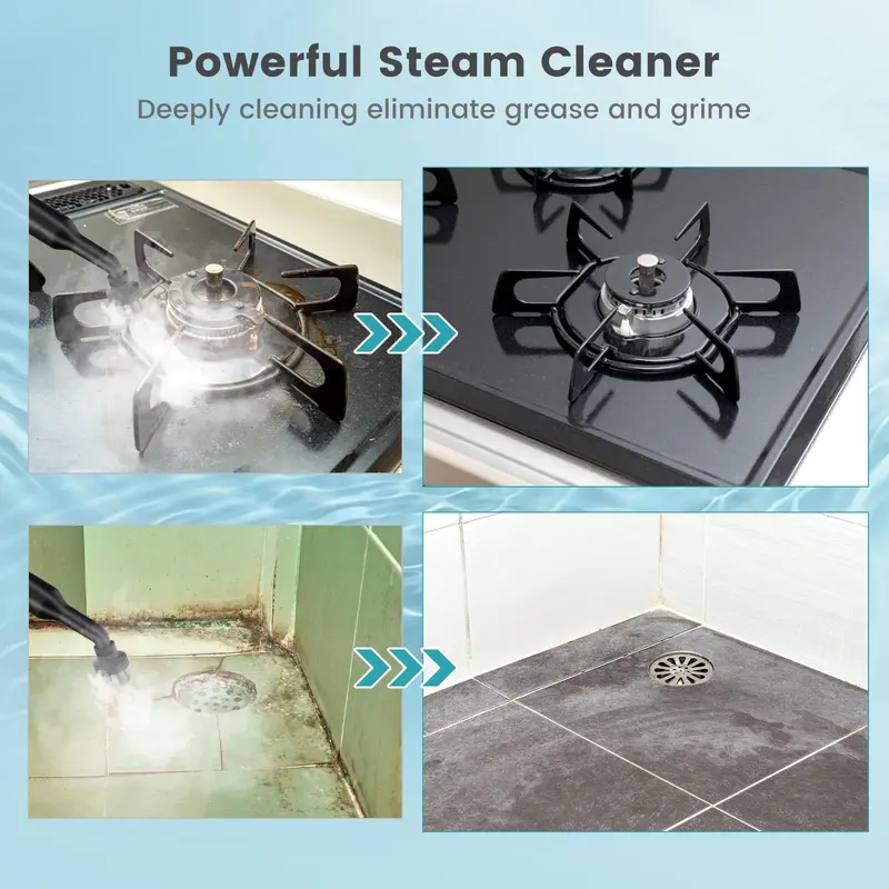Handheld Steam Cleaner – Compact, Corded Device for Sanitizing Multiple Surfaces