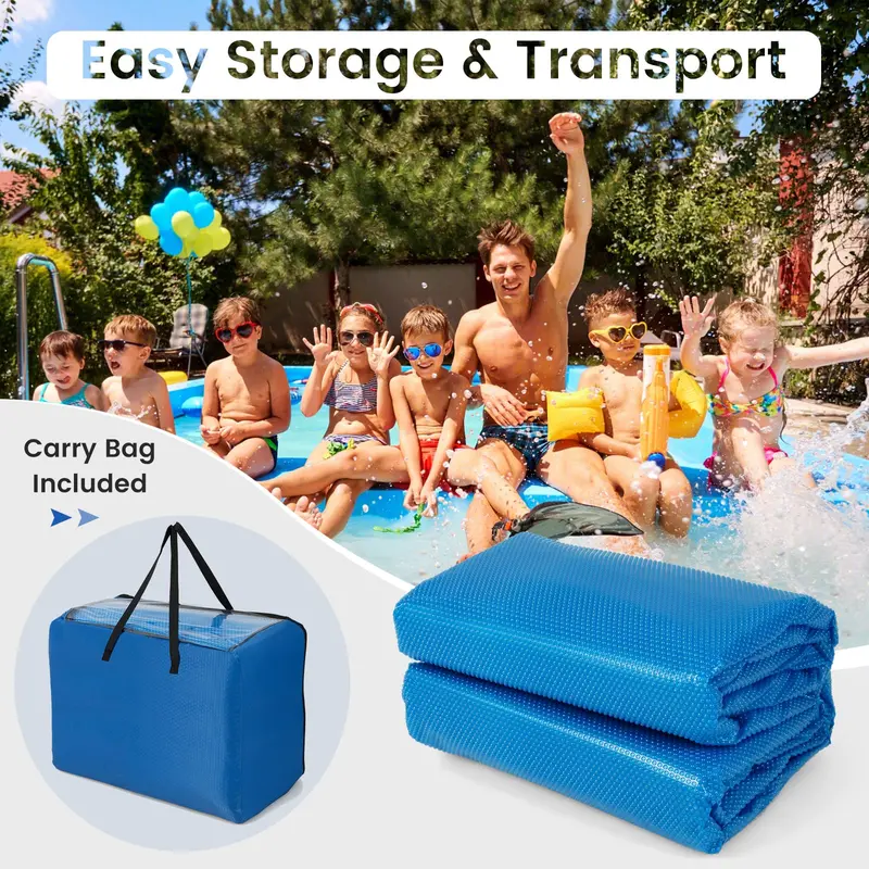 Heavy-Duty All-Season Pool Cover for In-Ground and Above-Ground Pools