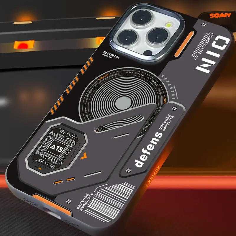 Heavy-Duty Protective iPhone Case with MagSafe Support