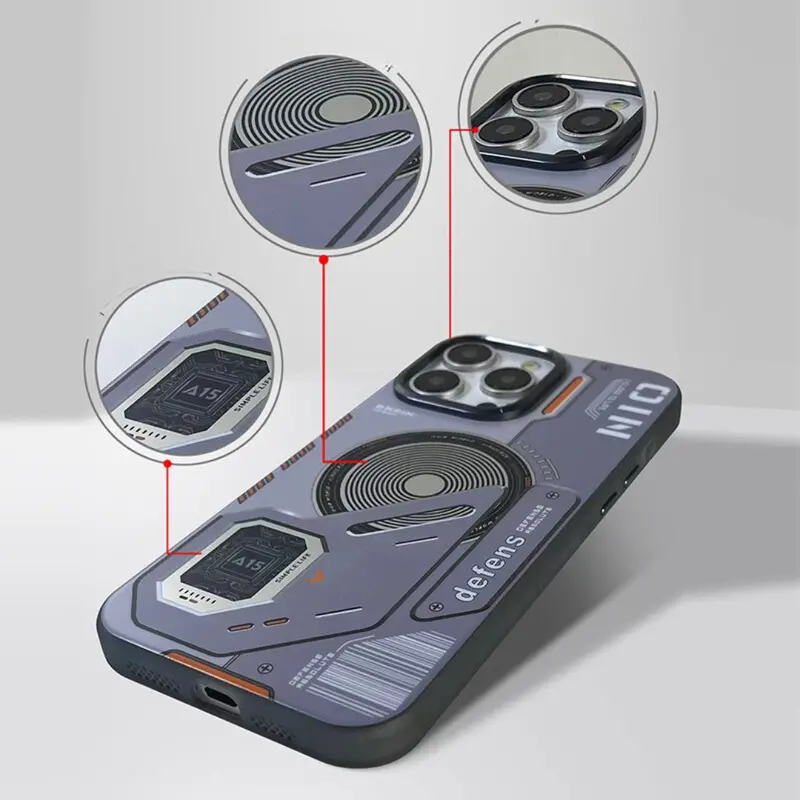 Heavy-Duty Protective iPhone Case with MagSafe Support