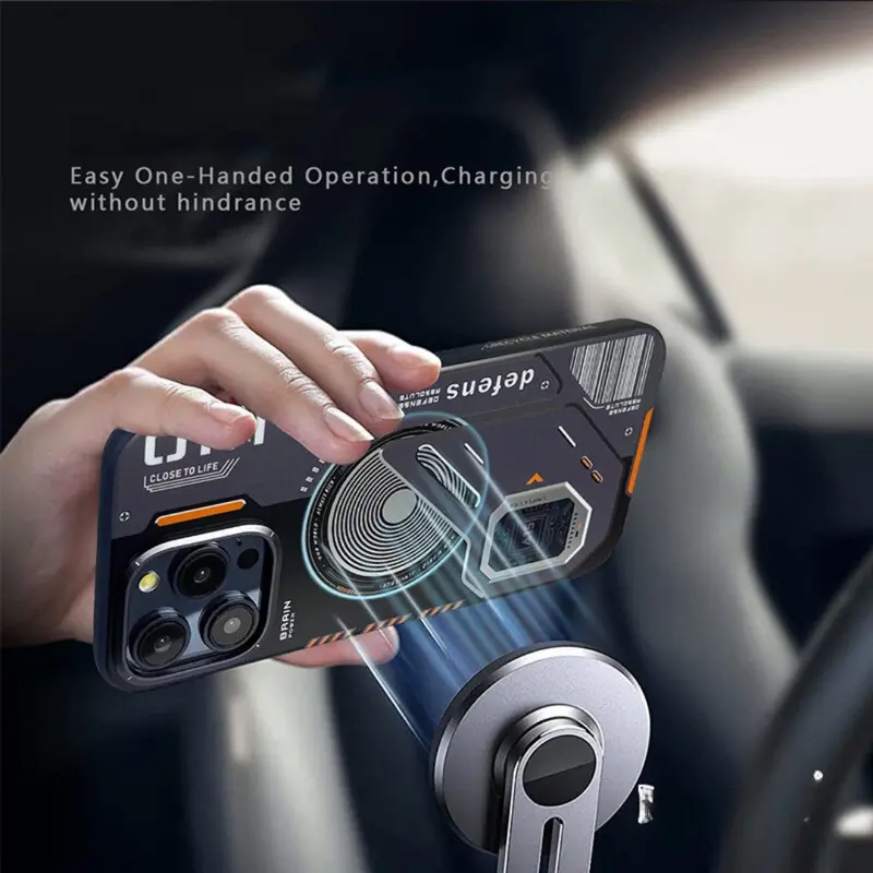 Heavy-Duty Protective iPhone Case with MagSafe Support