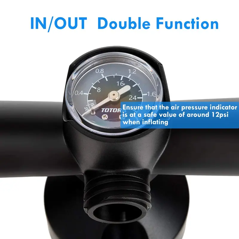 High-Pressure Dual-Action Hand Pump – Manual Air Inflator for Sports Balls, Mattresses, and Pool Toys