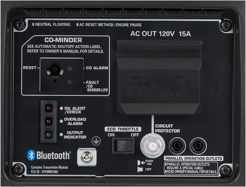 Honda EU2200i 2200W Quiet Inverter Generator with CO Detection