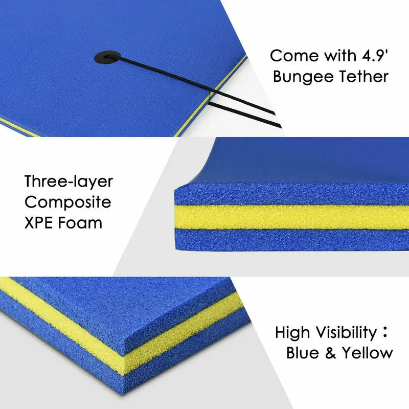 Inflatable Floating Water Mat – Durable Relaxation Platform for Lakes, Pools & Beaches