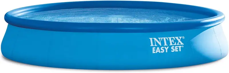 Intex Easy Set 15-Foot Round Inflatable Pool – Includes 1000 GPH Filter Pump, Safety Ladder, Protective Cover, and Ground Cloth