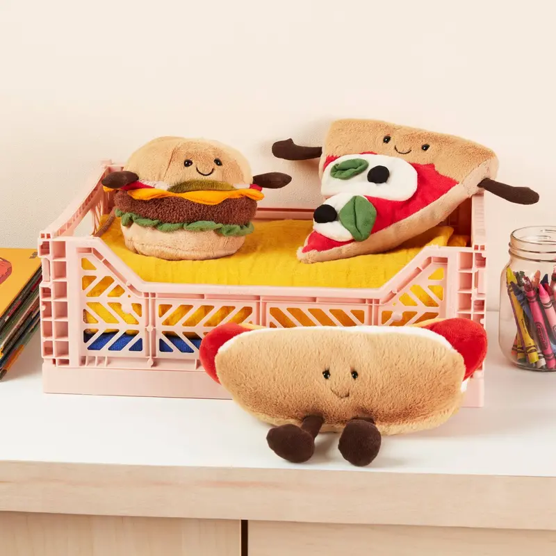 Jellycat Hot Dog Plush – Cute, Huggable Food-Inspired Toy with Signature Ultra-Soft Fabric