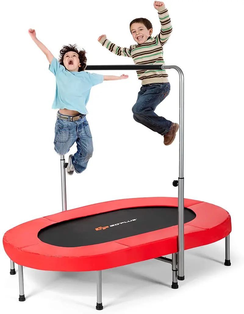 Kids’ Foldable Mini Trampoline – Compact Rebounder with Integrated Safety Features 2