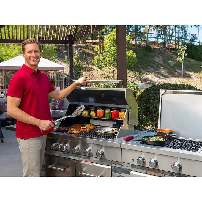 Kirkland Signature Stone Island Gas Grill — 12-Burner Outdoor Cooking System 2