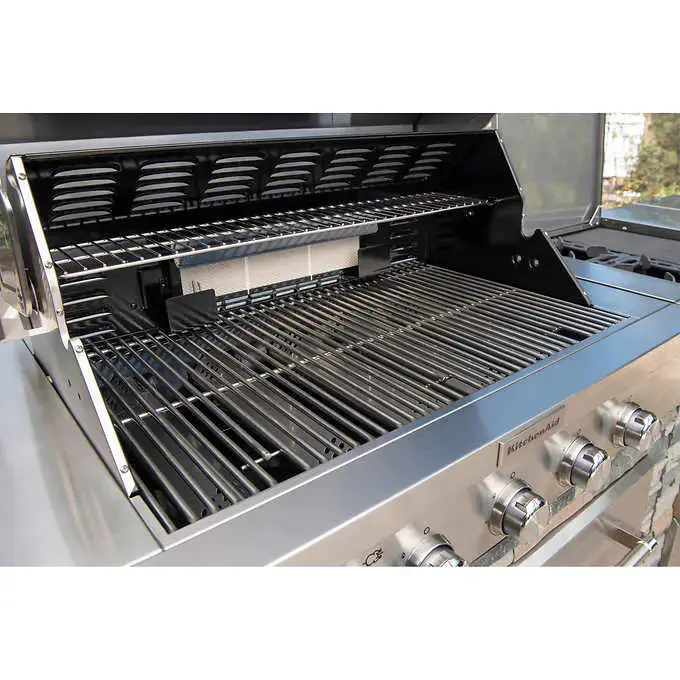 Kirkland Signature Stone Island Gas Grill — 12-Burner Outdoor Cooking System