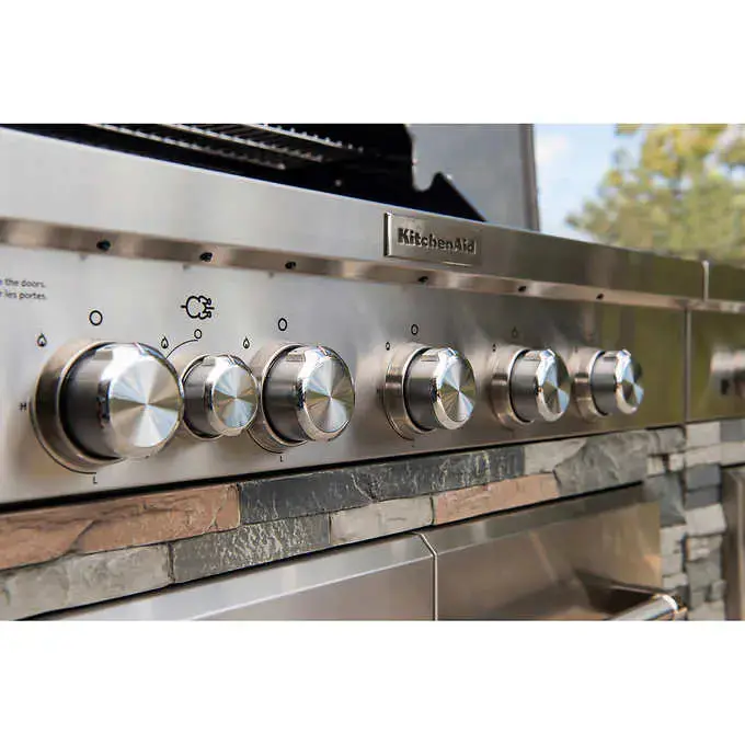 Kirkland Signature Stone Island Gas Grill — 12-Burner Outdoor Cooking System