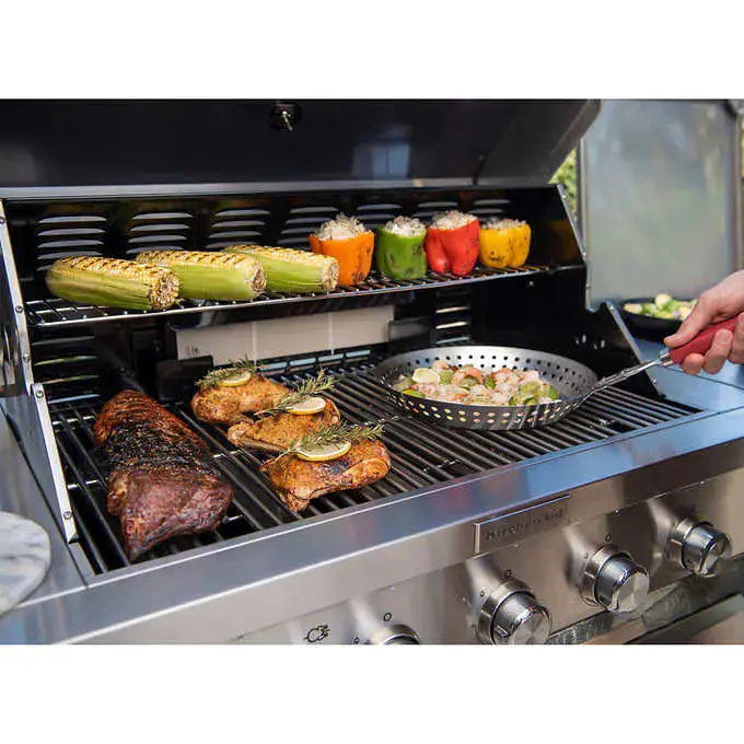 Kirkland Signature Stone Island Gas Grill — 12-Burner Outdoor Cooking System